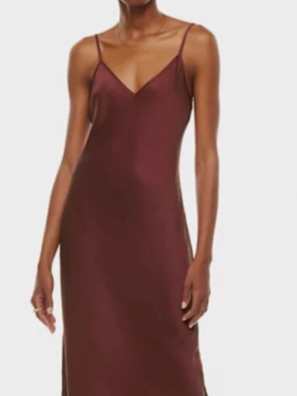 Aritzia Wilfred Christine Midi Slip Dress 2XS